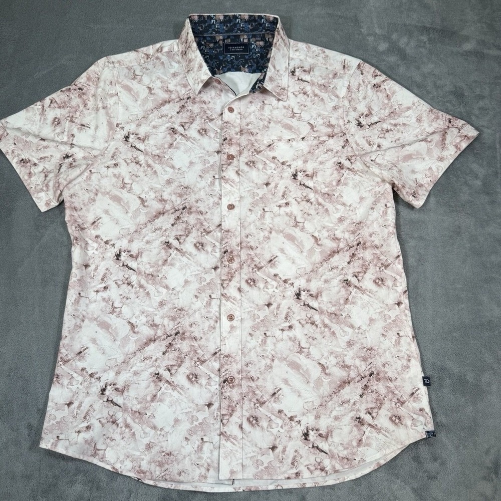 7Diamonds 4-Way Stretch Shirts Men's Large Spandex Silky Stretch Lot of 3 AOP - Picture 2 of 12